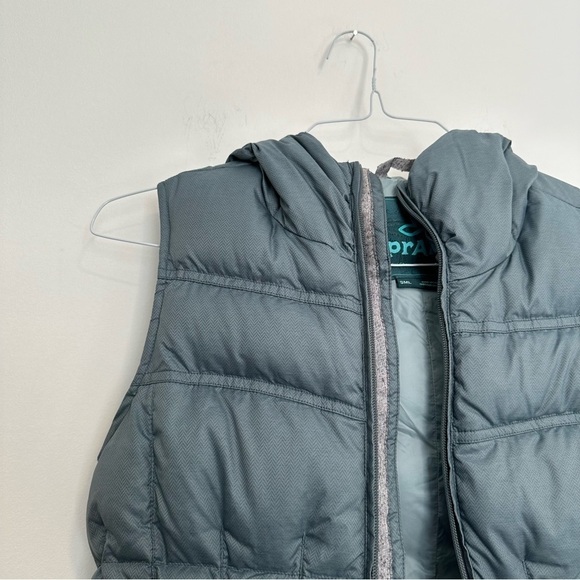 Prana goose down imogen puffer vest in bayou blue - Picture 9 of 14